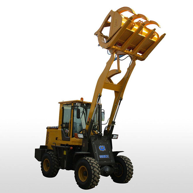 Chinese wheel loader compact hydrostatic wheel loader farm tractor sugarcane grabber loader