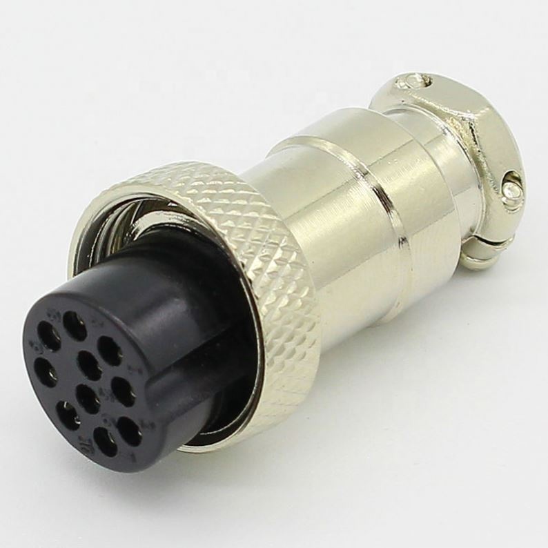 GX16 10 Pin Male & Female Diameter 16mm Wire Panel Connector L73 GX16 Circular Connector Aviation Socket Plug