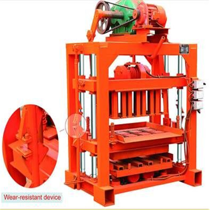 Cement hollow soil brick making machine price