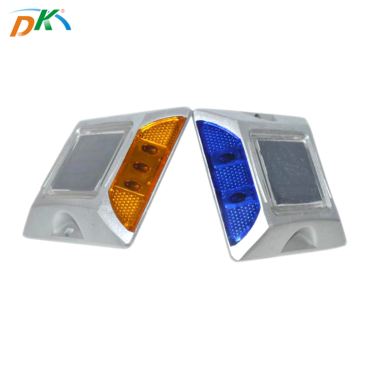 DK LED IP68 Aluminium markers reflective waterproof double side traffic safety cat eyes