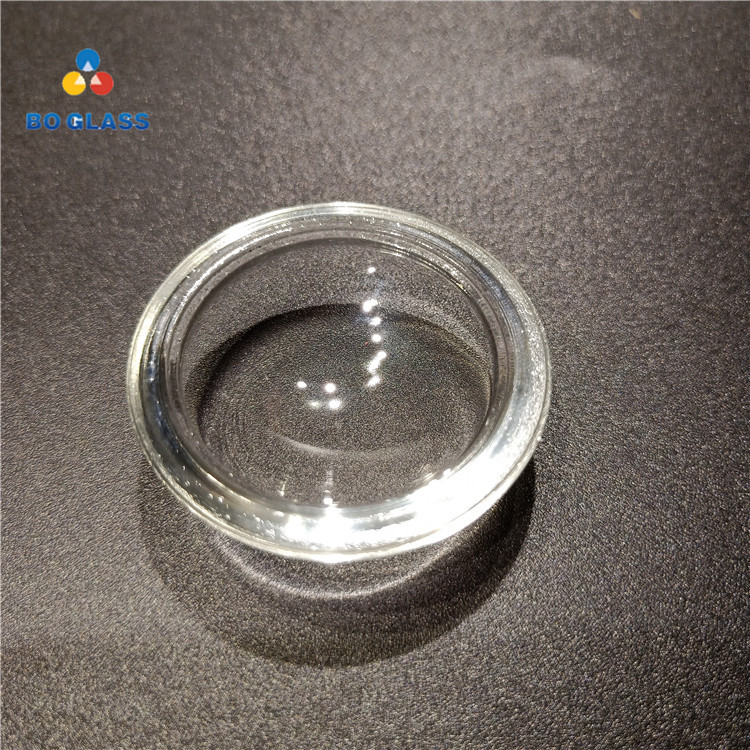 Customized Molded Pressed Tempered Glass Cover With Table Lamp