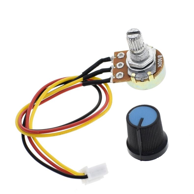 WH148 potentiometer B10K B100K speed control knob control switch XH2.54 3P linear control handle