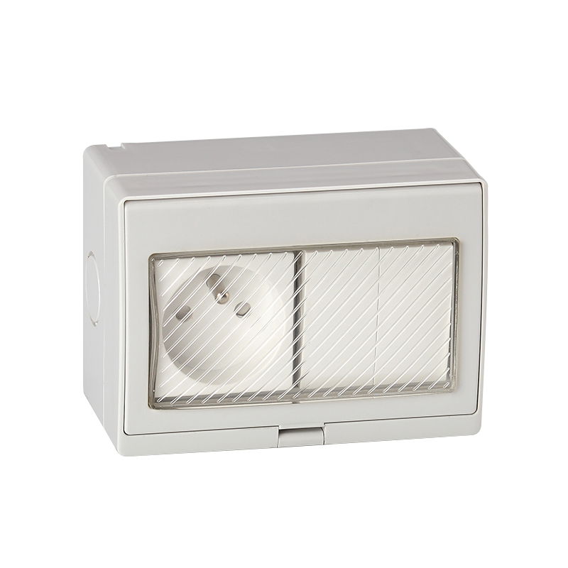 SAIP/SAIPWELL Hot Sales Waterproof Switch Box ABS/PC 16A Two Position Electric Switch