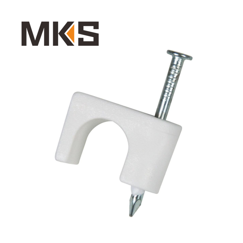 hammer nail with cable clip rope thimble