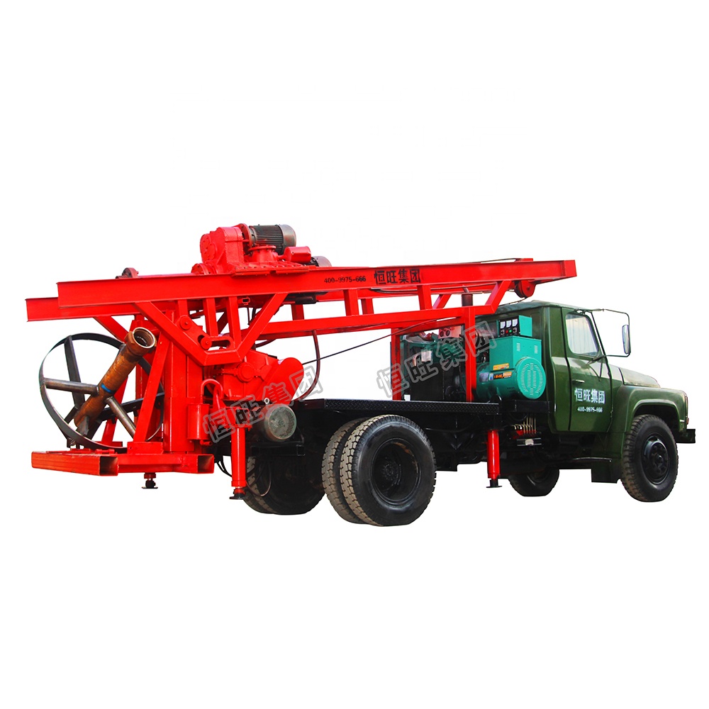 300m portable trailer mobile water well drilling rig