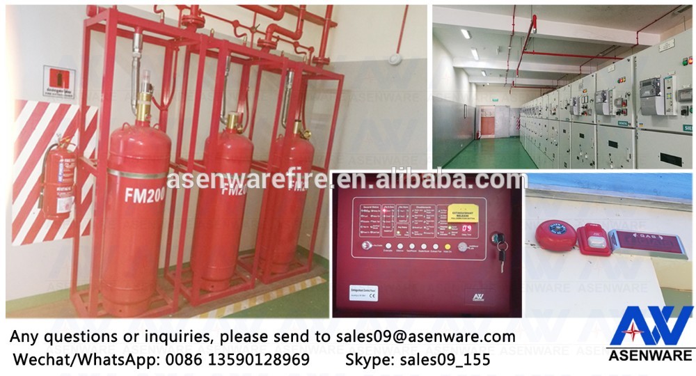 Fire fighting project FM200 Fire extinguisher