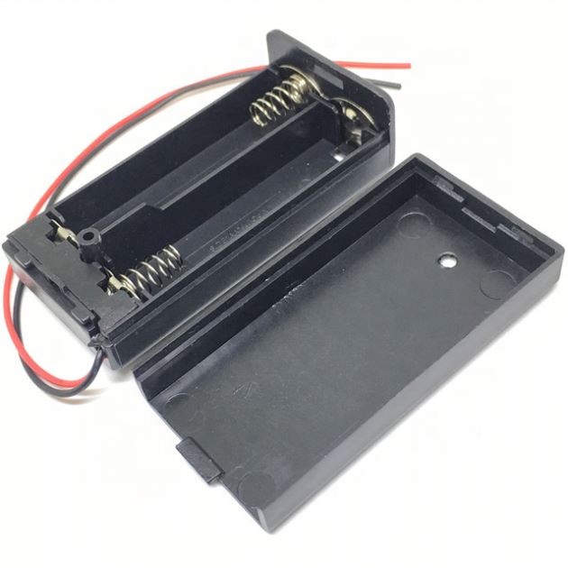 2 x AA 3V Battery Holder Connector Storage Case Box ON/OFF Switch With Lead Wire new SP30 Levert Dropship