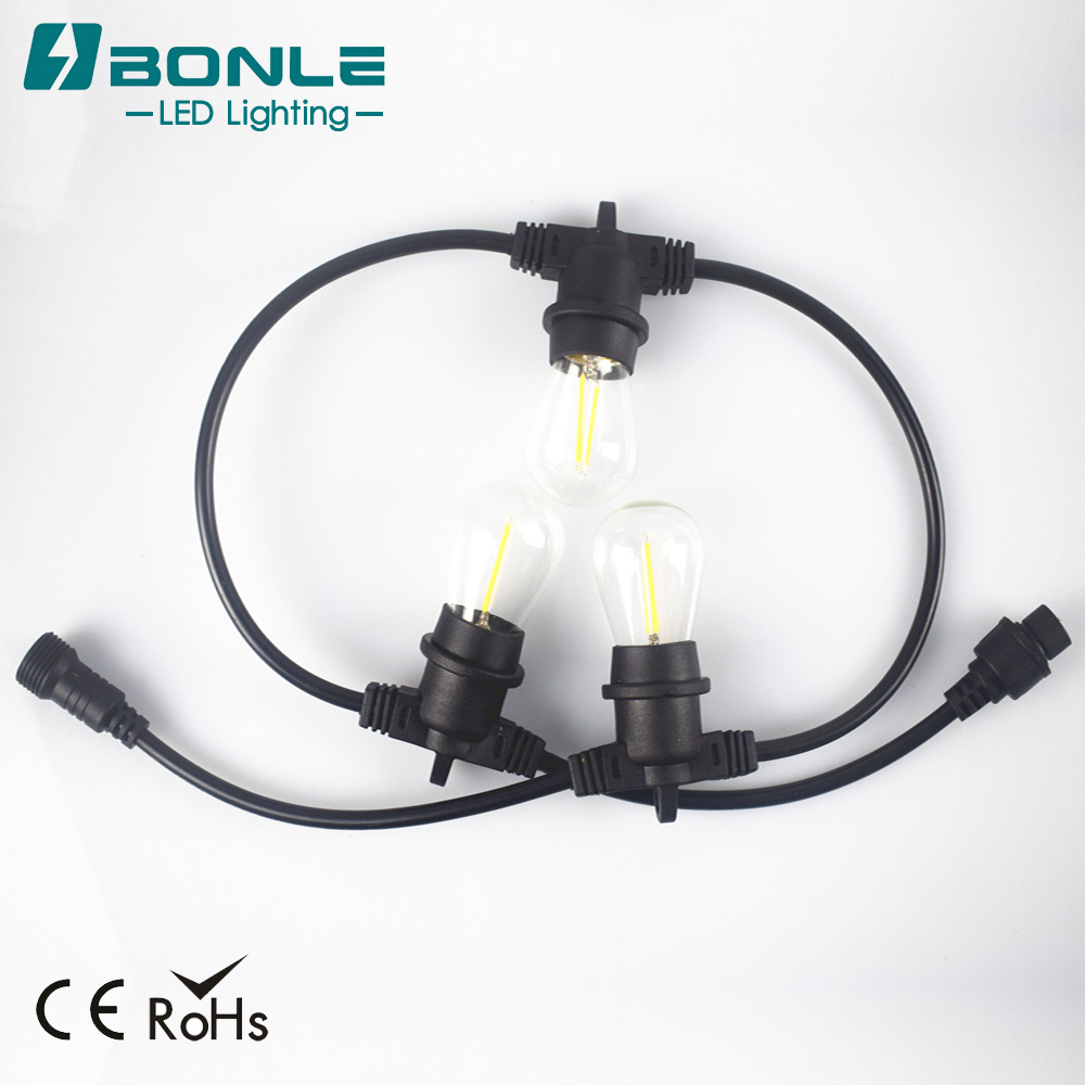 Holiday Lighting Outdoor Commercial Christmas E26 E27 Base Outdoor Custom Made String Light