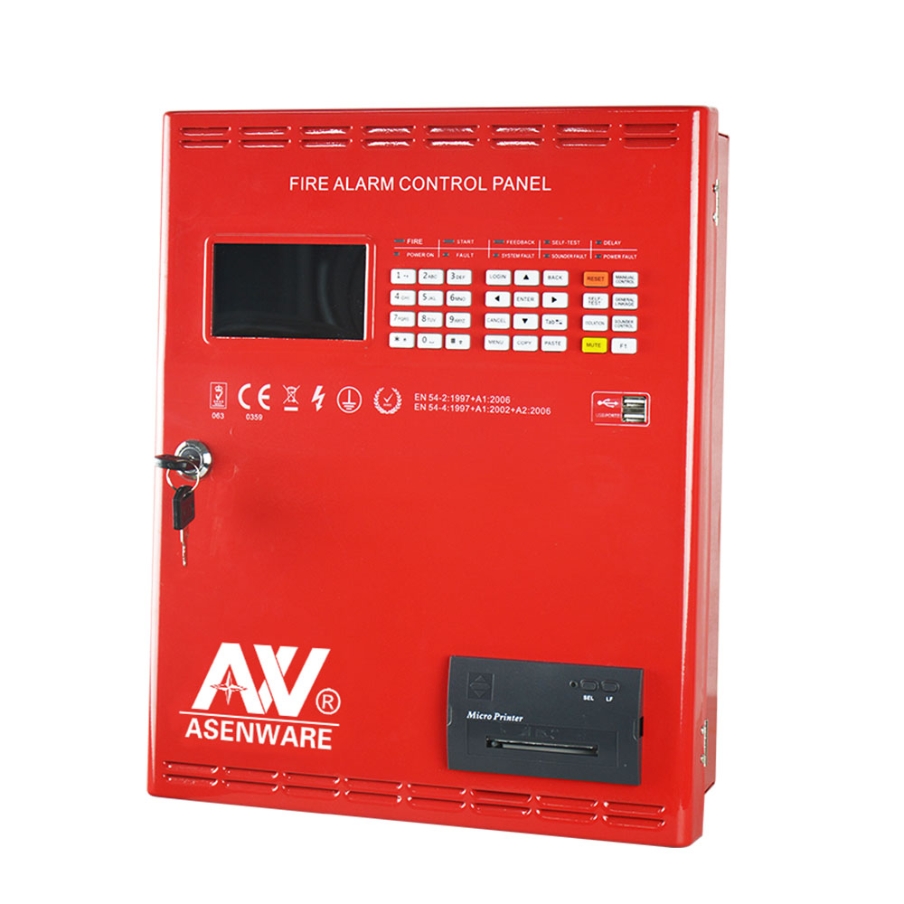 Addressable Fire Detection Fire Alarm System control panel for school building