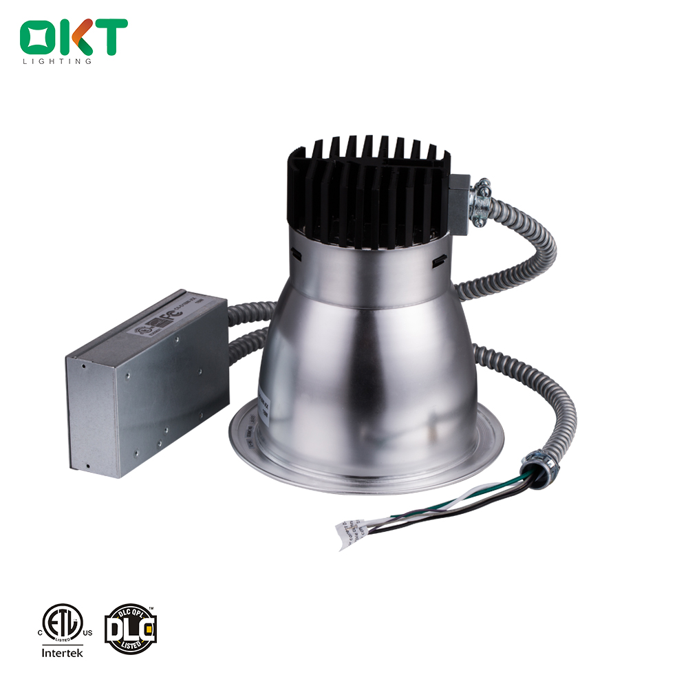 6inch 40w led architectural hotel downlight with emergency battery option