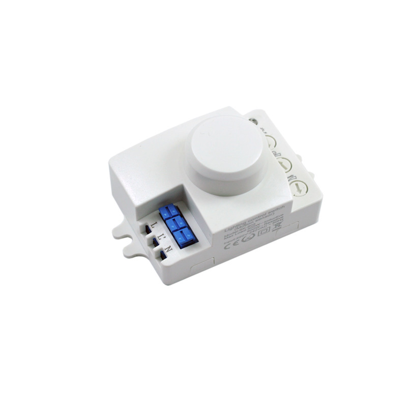 Microwave radar sensor switch human body sensor automatically adjustable small volume 220v photoelectric sensor household