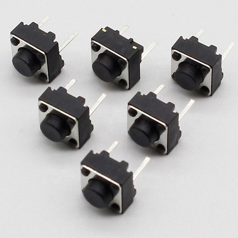 6X6X5mm 2pinTactile Tact Mini Push Button Switch Micro Switch Momentary