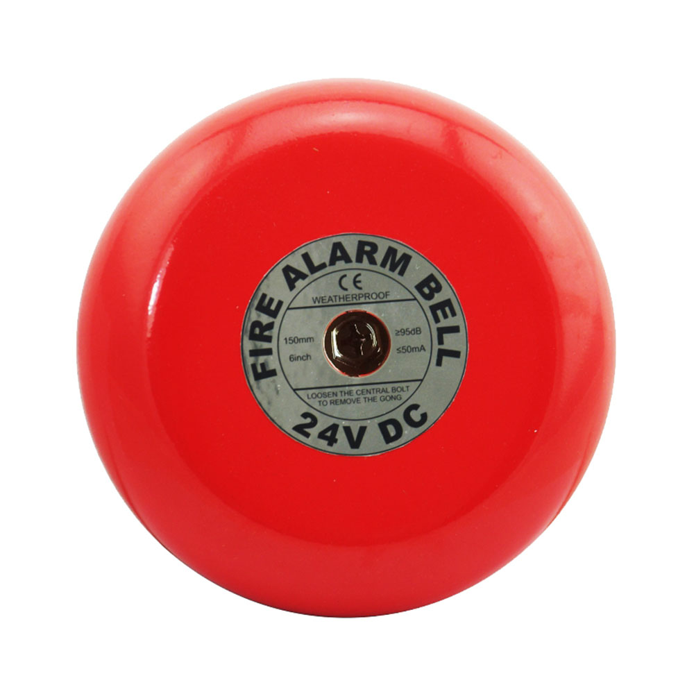 24V/12V/220V red bell used for school alarm bell fire alarm bell