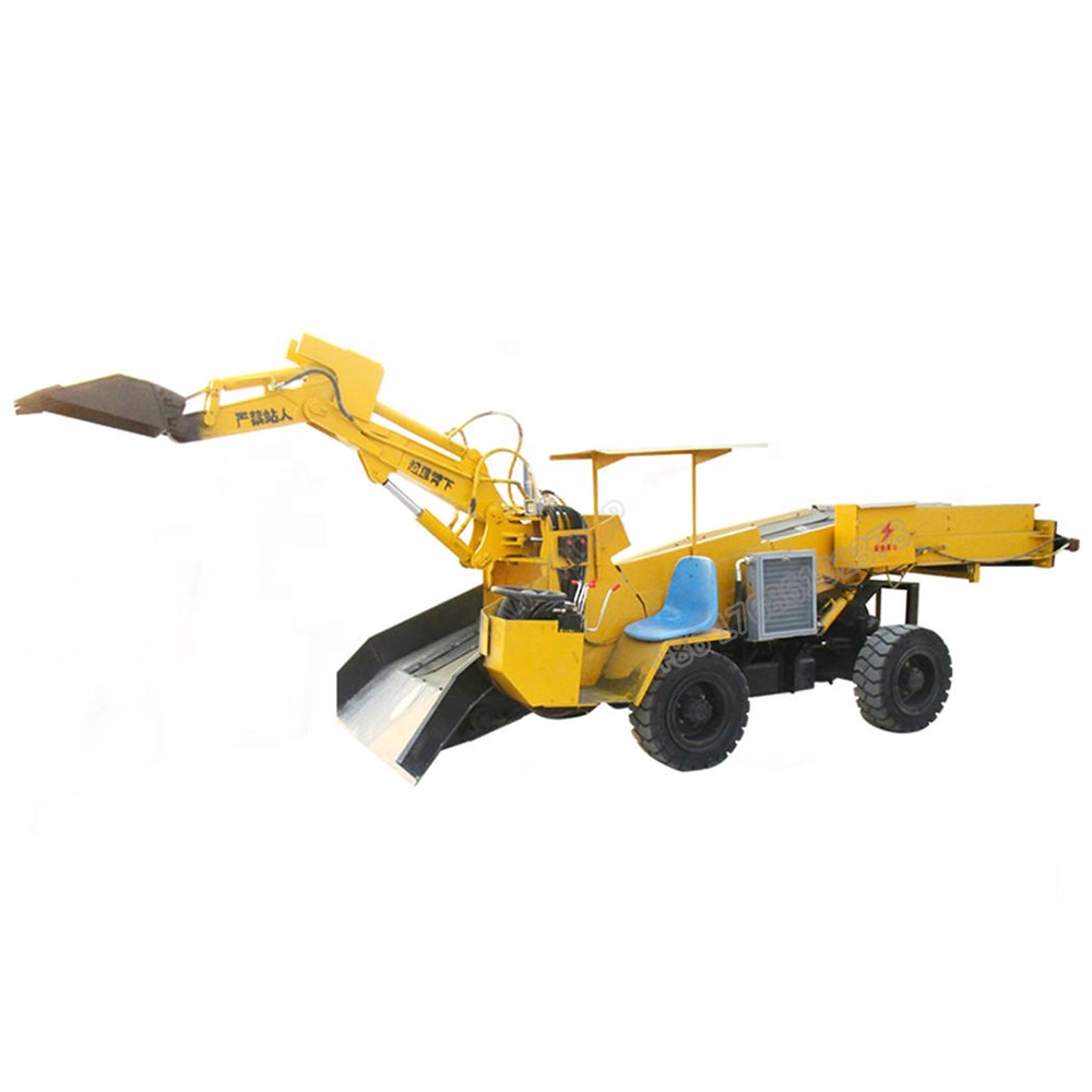 Mini muck wheel underground coal mine loader