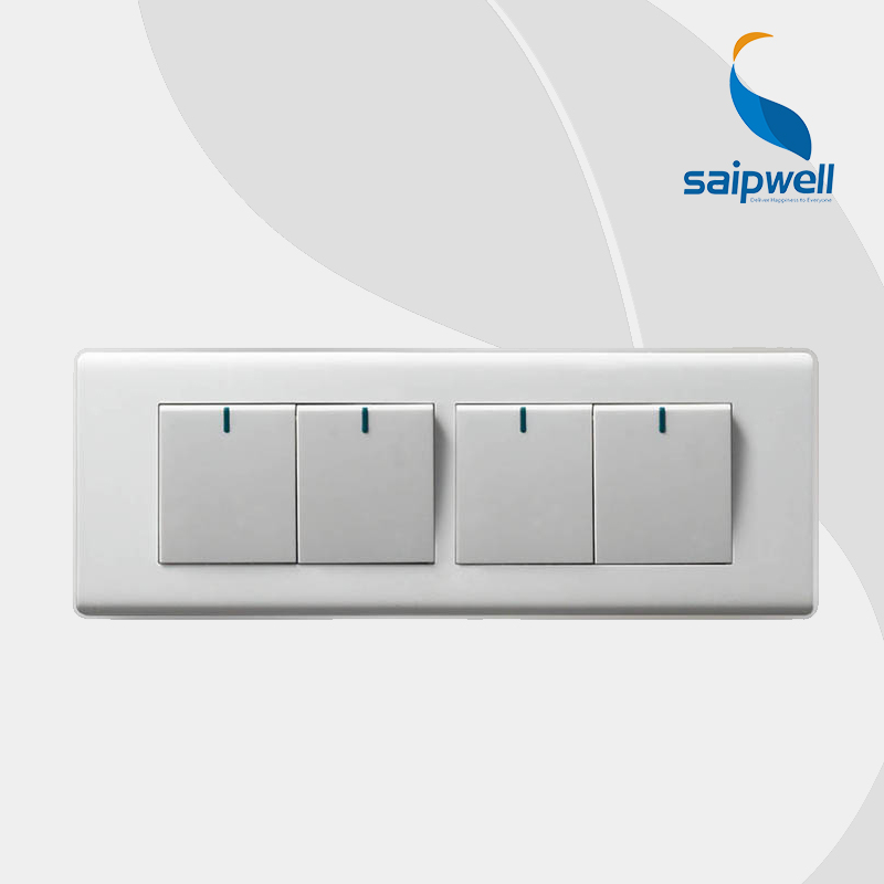 SAIP/SAIPWELL Smart New Design High Quality CE 250V Wall Timer Switch