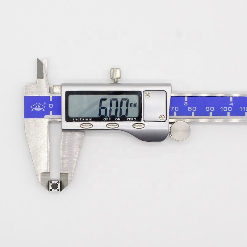 6x6x6MM 4PIN G91 Tactile Tact Push Button Micro Switch Direct Self-Reset DIP Top Copper