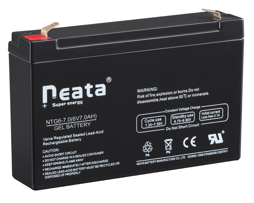 NEATA lead acid battery 6v7ah in Zhongshan