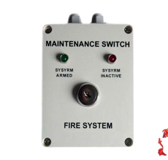 Automatic Fire Extinguisher Control Panel with fire alarm maintenance switch