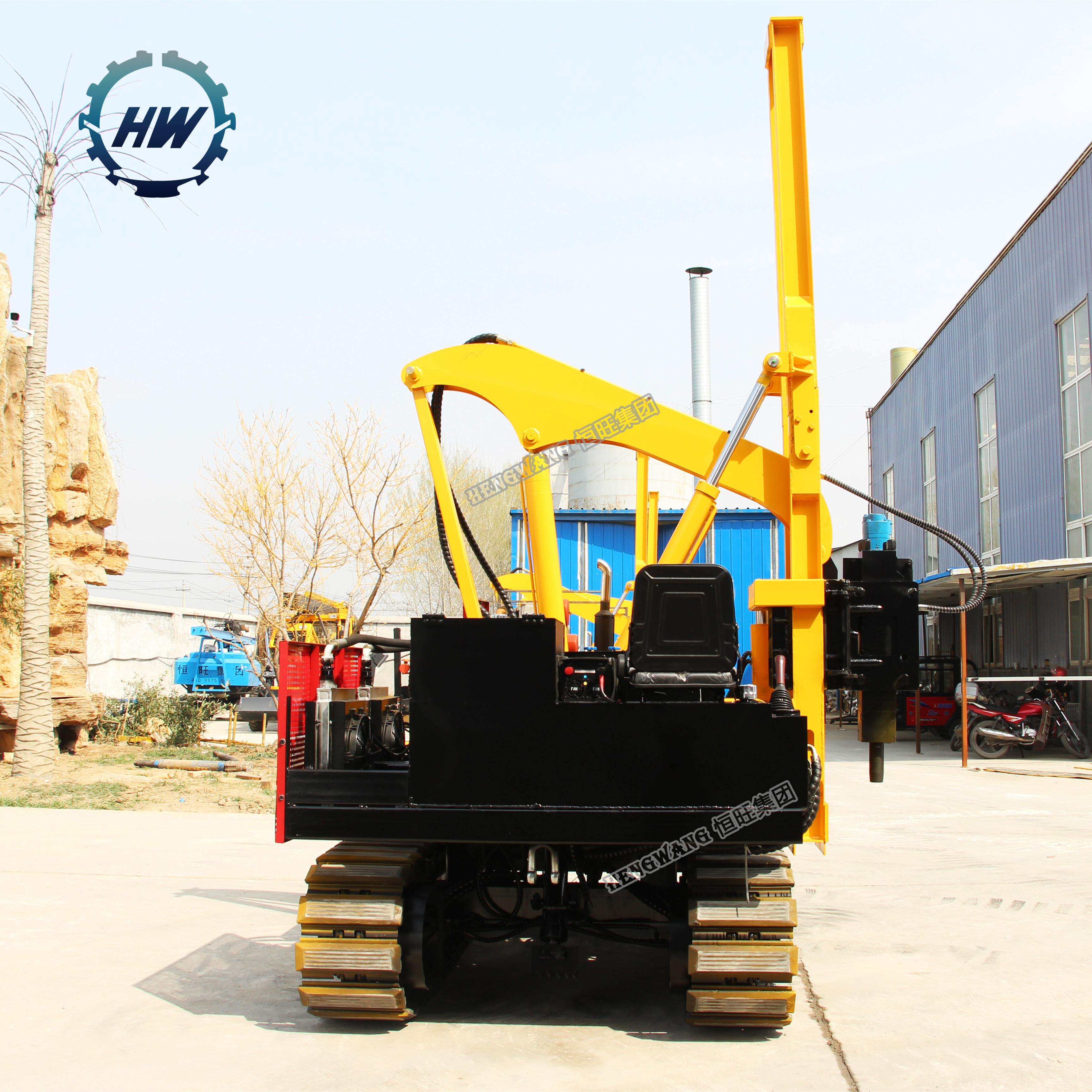 bore pile machine drop hammer hydraulic pile driver for sale
