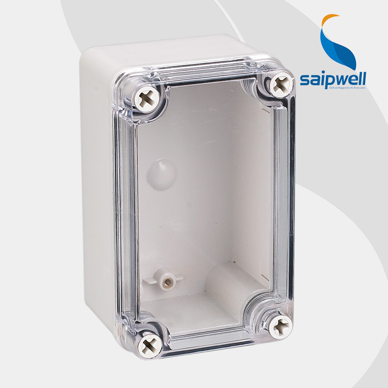 SAIP/SAIPWELL Hot Sale IP67 ABS Enclosure Clear Cover Plastic Waterproof Switch Box with CE