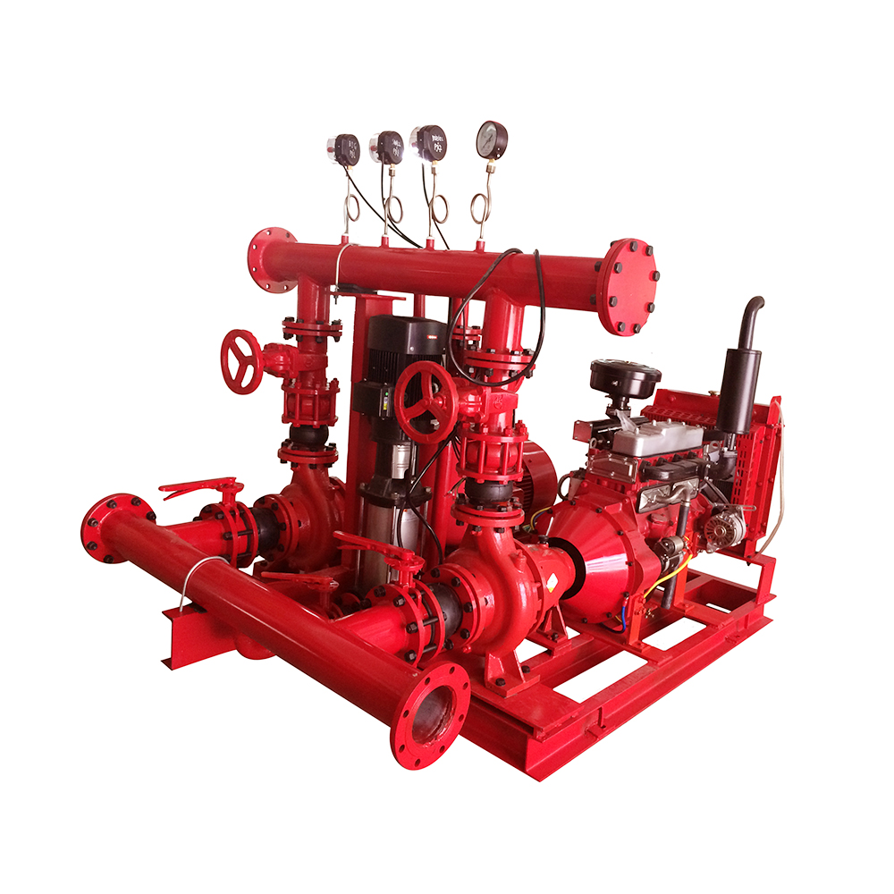 Asenware fire electric driven fire water pump for foam extinguishing system