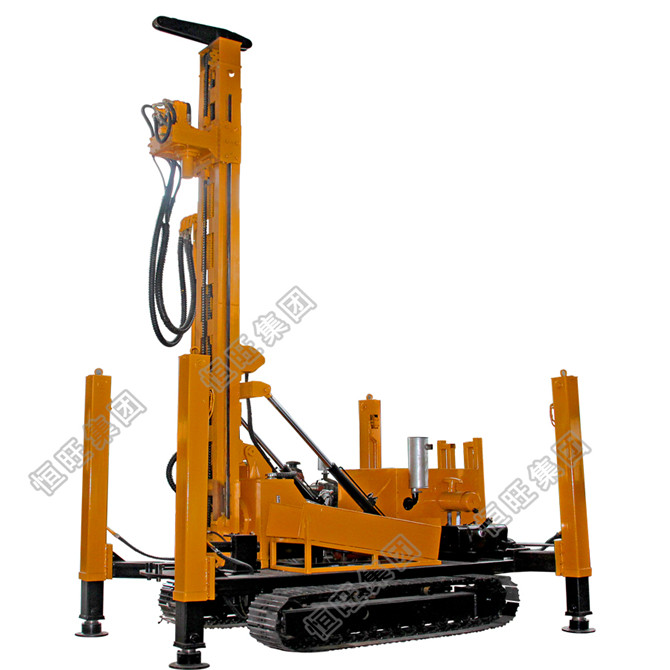 Crawler hydraulic and air drilling rig for water well factory price