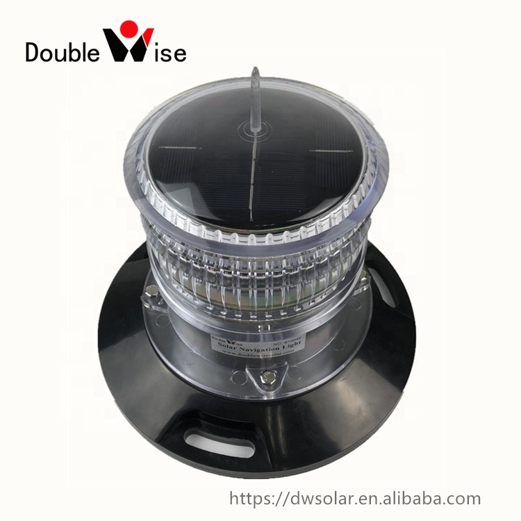 DOUBLEWISE Marine Solar Power Led Navigation Buoy Light