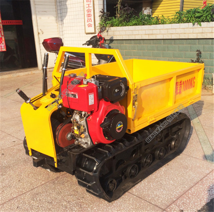 Diesel tracks crawler dumper 1ton loading dump truck price Mini Track Mover for best price