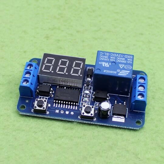 Delay On Off Switch The External Trigger Delay Switch 12V Relay Module Time Adjustable