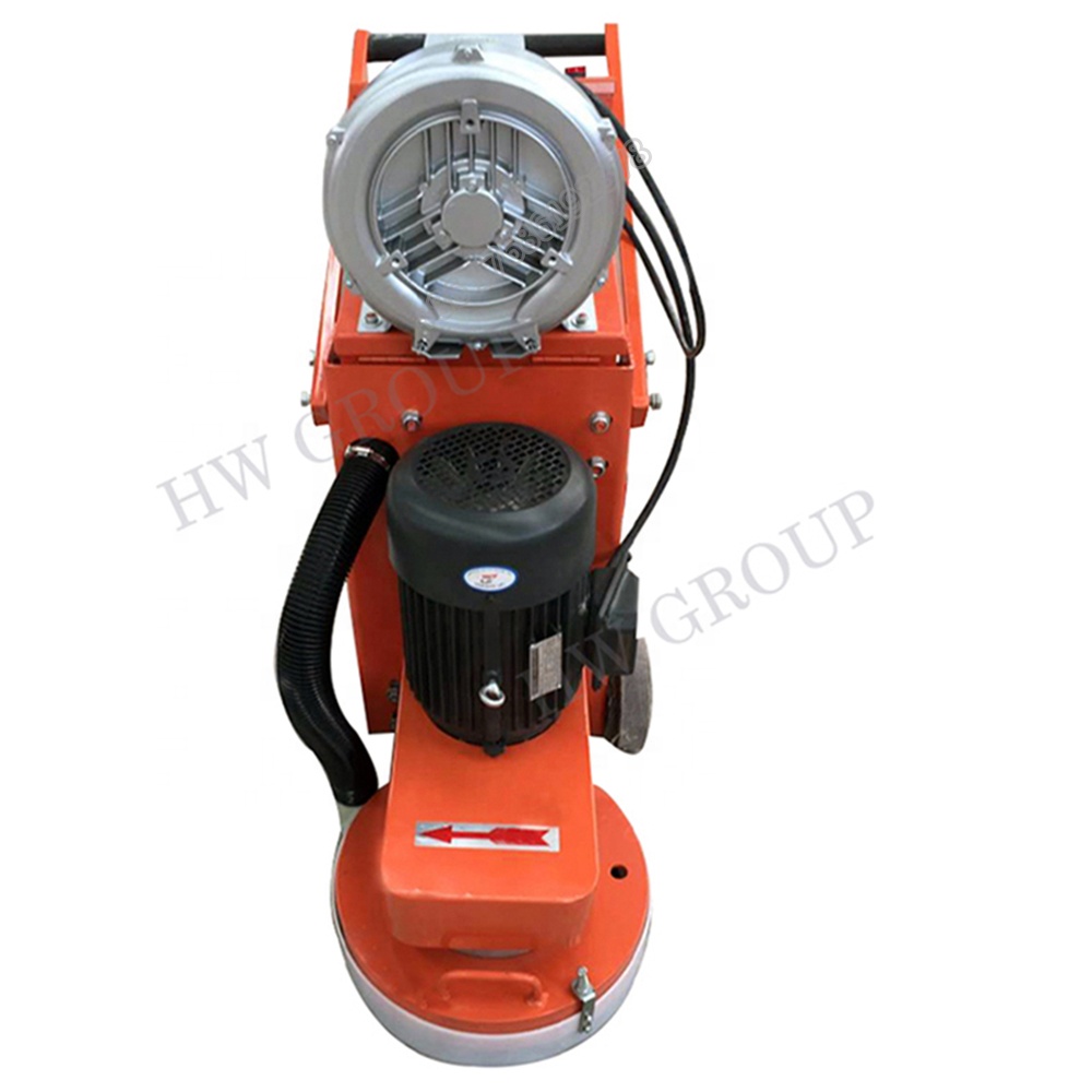 small concrete hand held floor polishing machine