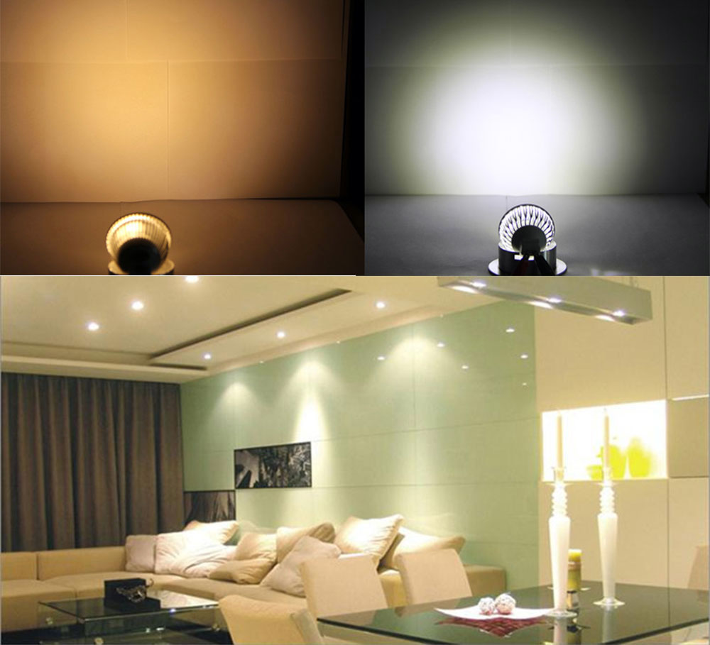 Non-dimmable LED 5W 450LM High Power MR16 GU10 E27 Warm / Cold White Dimmable led gu10 lamps