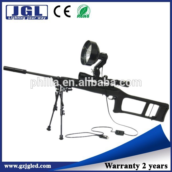 12V 100W Halogen Hunting Shotgun Spotlight,175mm Reflector Scope Mounted Lamp,Best Quality Factory Price
