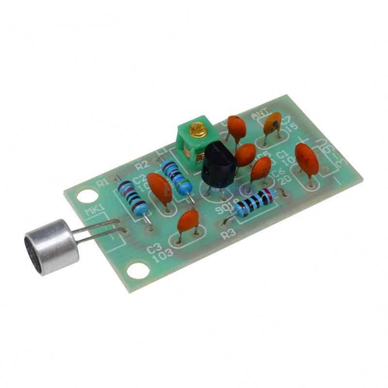 FM Transmitter Module Mini Wireless Microphone Ham Radio Frequency PCB Board 91-103MHz 3V-5V DC for DIY