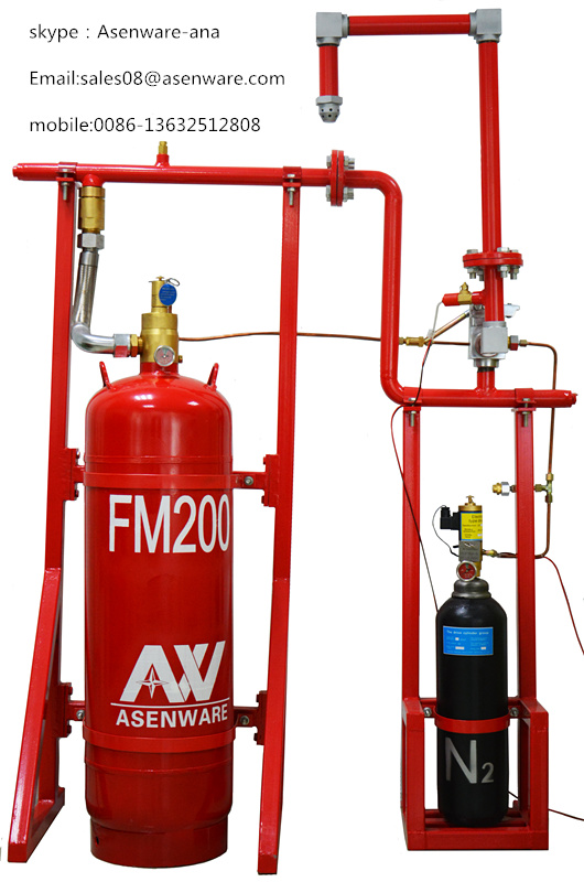 Asenware offer design service and equipment fire suppression systems fm200