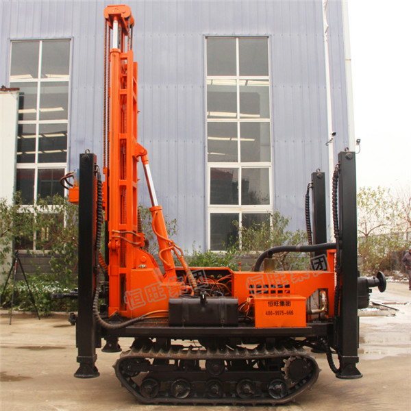 Air compressed DTH rock well drilling rig punching machine for hard rock