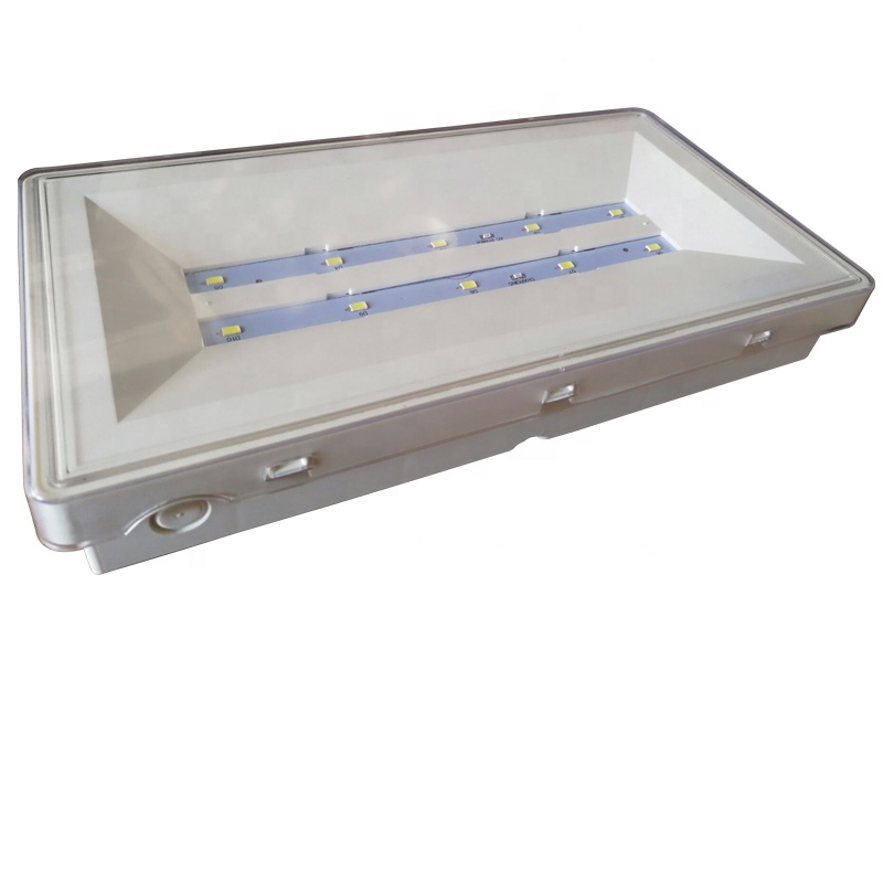 IP65 Waterproof  Led Bulkhead  Rechargeable Emergency Light