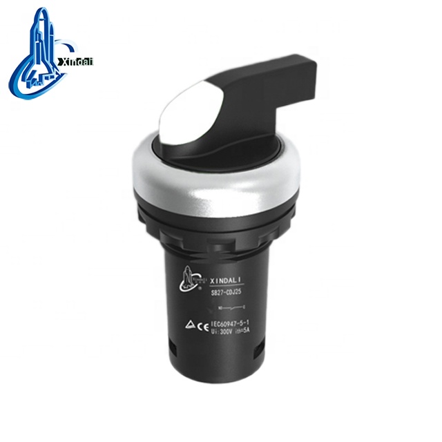 SB27-CDJ25 waterproof 3 way selector high quality ip67 push button switch
