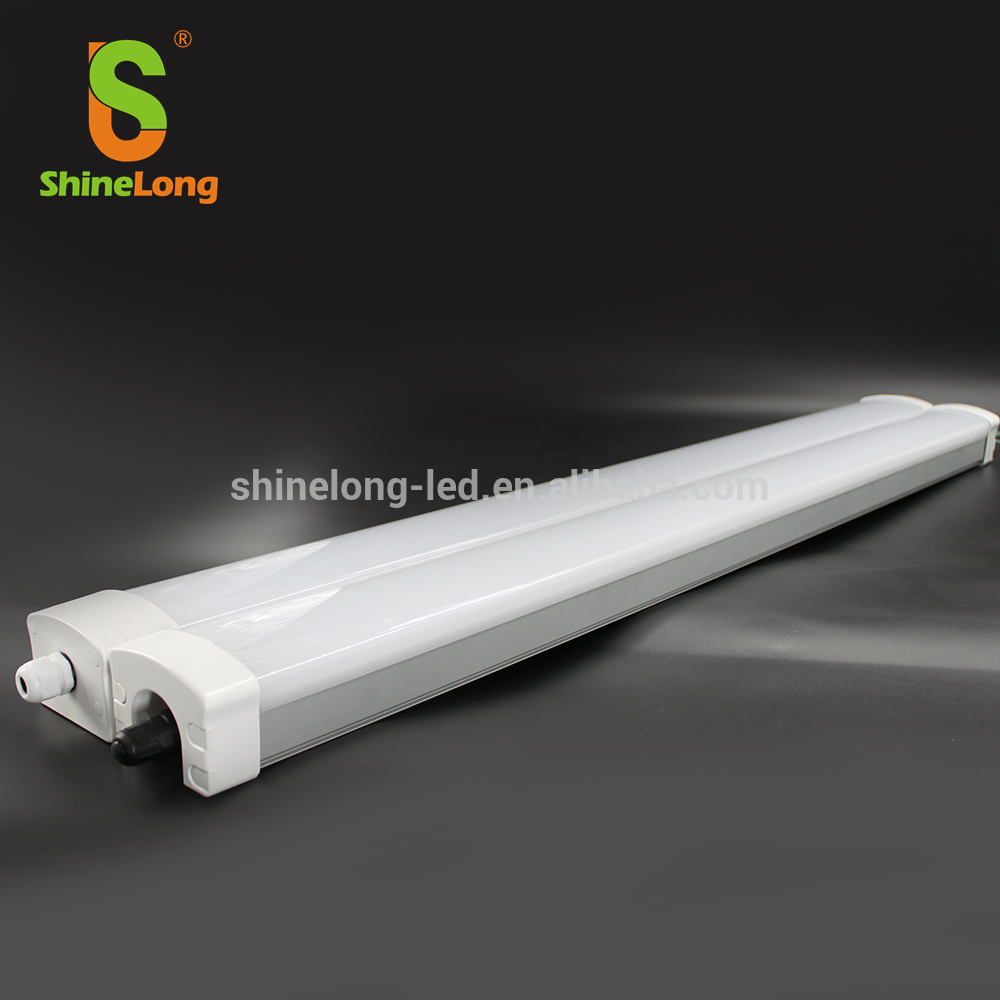 4ft 40W IP66k linear fixture round led triproof tube lights garage