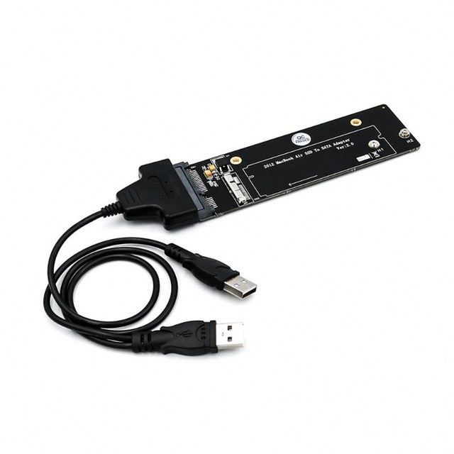 18+8 Pin SSD to SATA 2.5 USB Adapter Card for Air and Pro Retina 2012 with USB 2.0 Cable SATA Adapter Converter Card