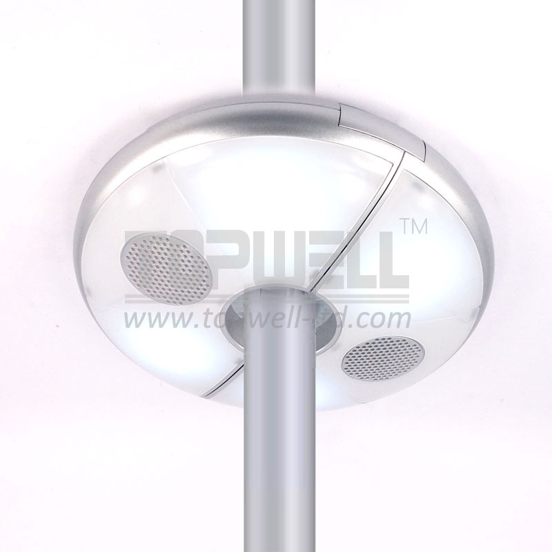 Outdoor Sun Beach waterproof Umbrella LED Light power bank blue tooth speaker