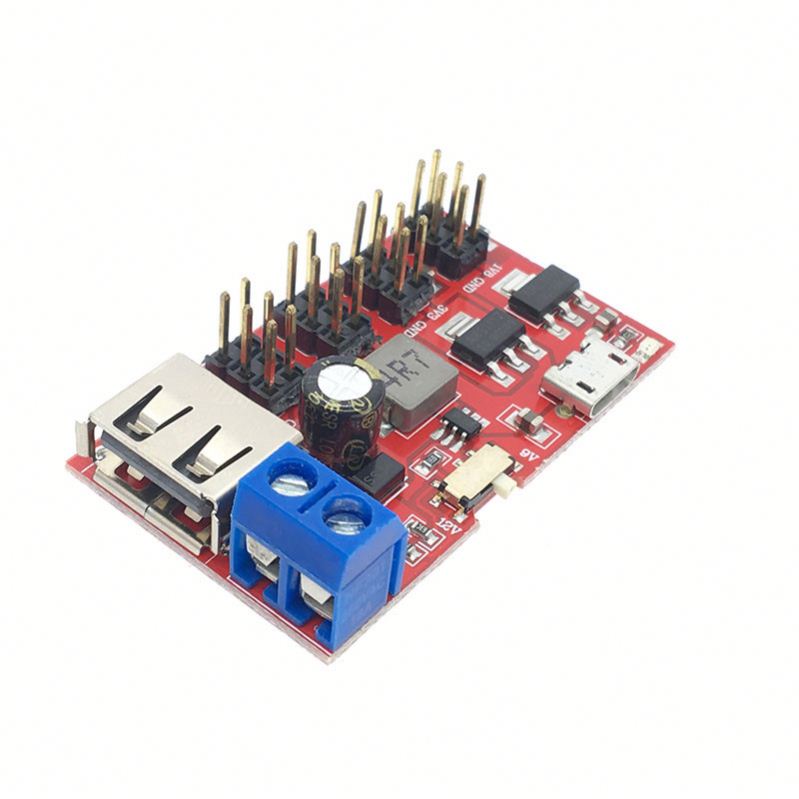 MINI USB Power Breakout DC To DC Power Supply Module Micro USB 5V To 1.8V-12V 1.8V 3.3V 5V 9V 12V Switch
