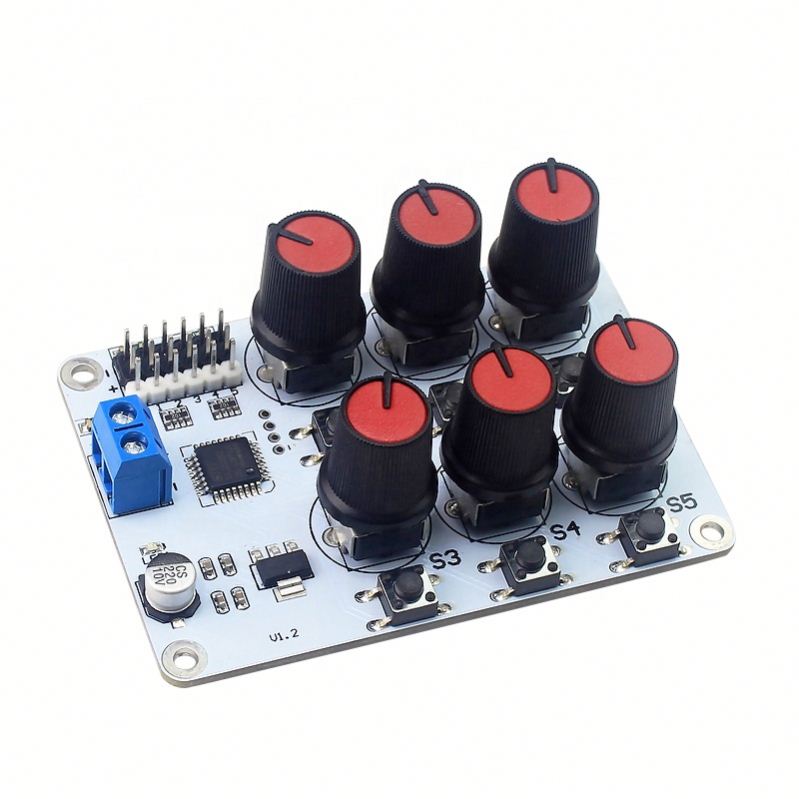6 way knob servo controller module