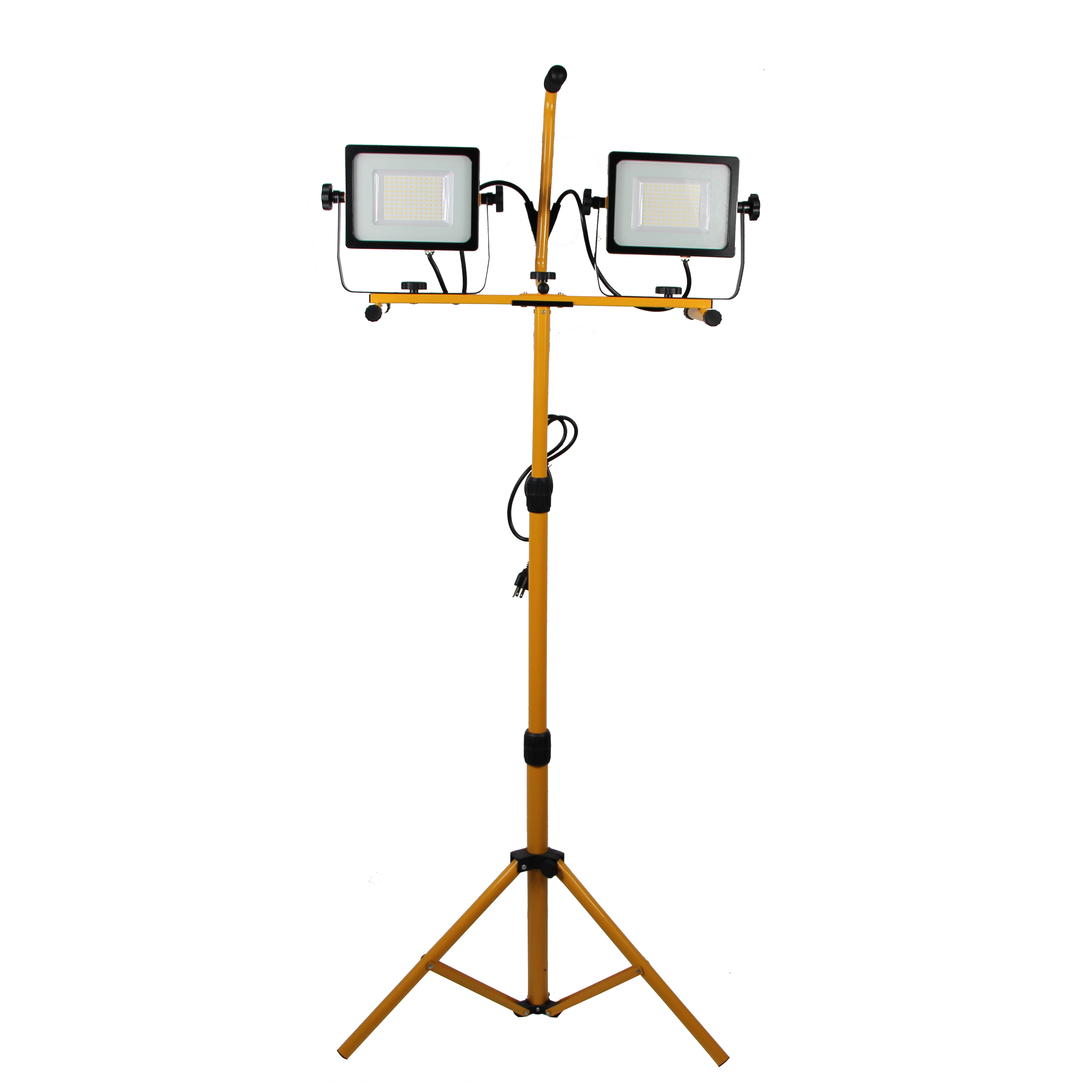 10000lm led work light with tripod 2x50w two head IP65 led flood light