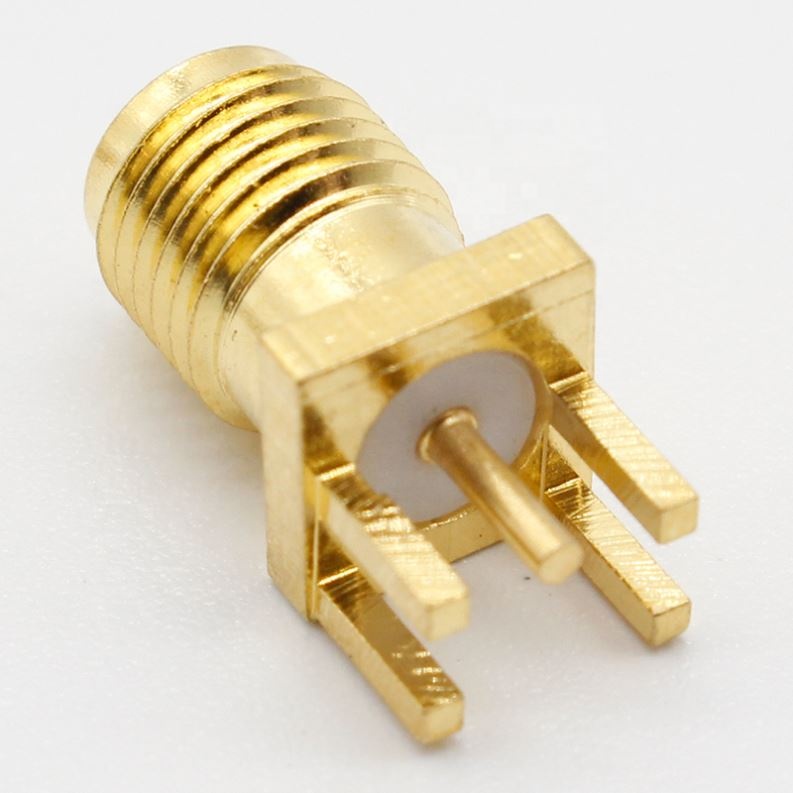 Hot End Launch PCB Mount SMA Female Plug Straight RF connector Adapter