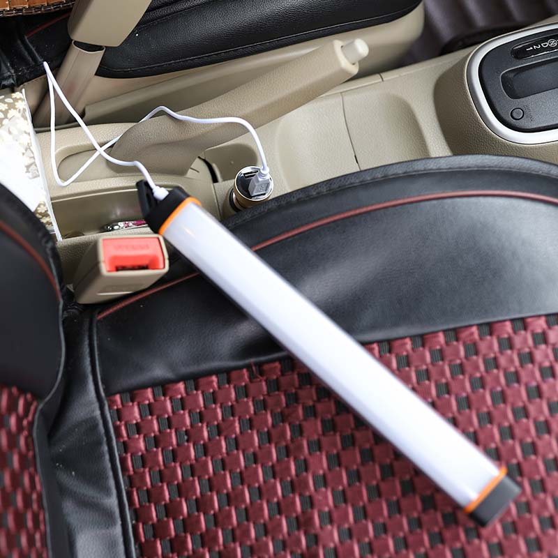 Orange Mosquito Repellent Rainproof IP65 3W Power Bank Parasol Umbrella LED Tent Light Flashlight