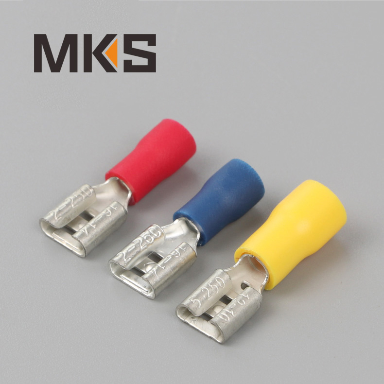 plug and play socket mdd vinyl insulated male disconnectors cable accessories insulated terminals