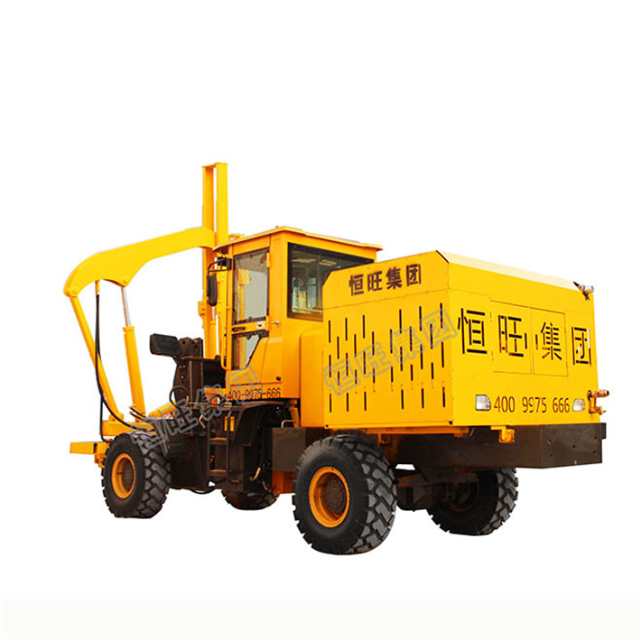 HW-S60 model hydraulic Loaded guardrail pile driver
