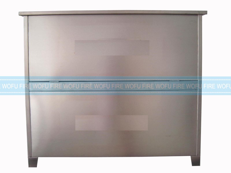 Stainless steel fire cabinet, hose reel cabinet