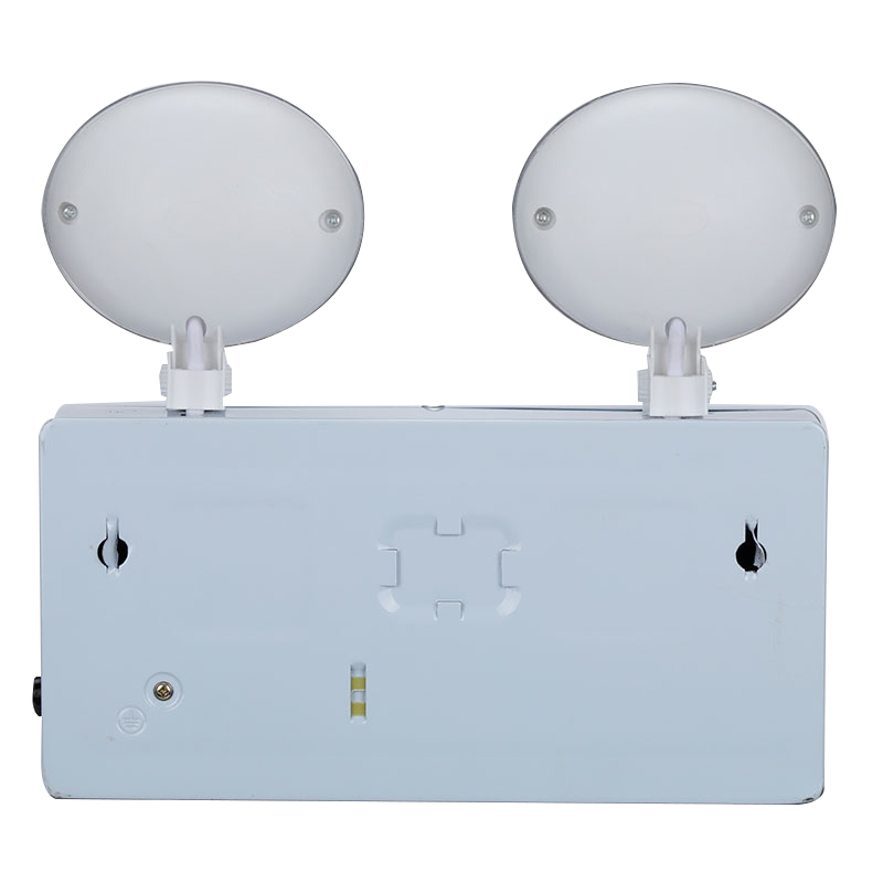 Popular 2*1W Automatic Rechargeable Emergency Light With 2 Adjustable Heads For Fire Evacuation Escape