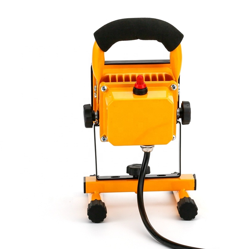 10W LED Work Light Stand, 1000LM Super Bright , 16ft/5M Cord with Plug, IP65 Waterproof